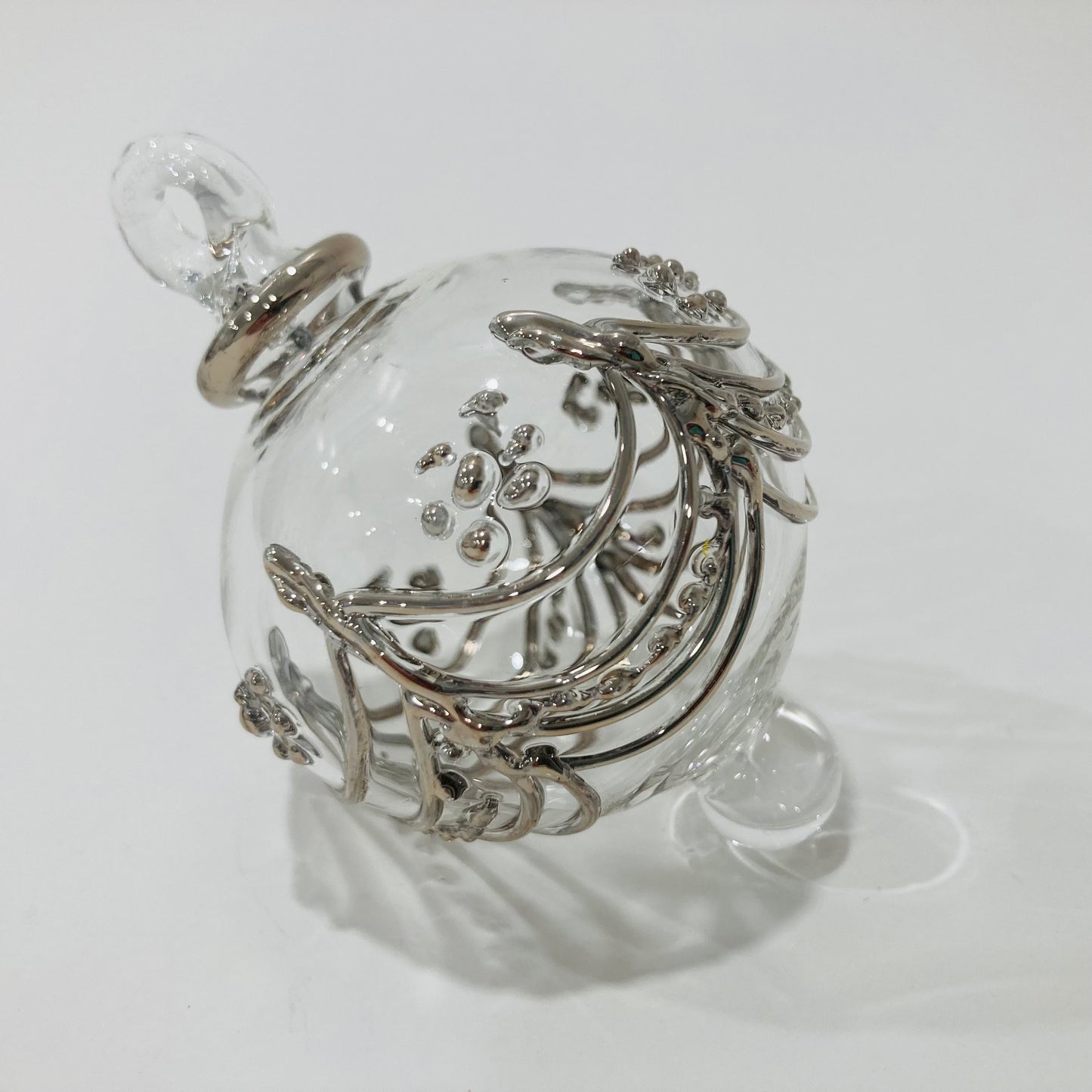 Blown Glass Small Ornament - Delicate Drapes