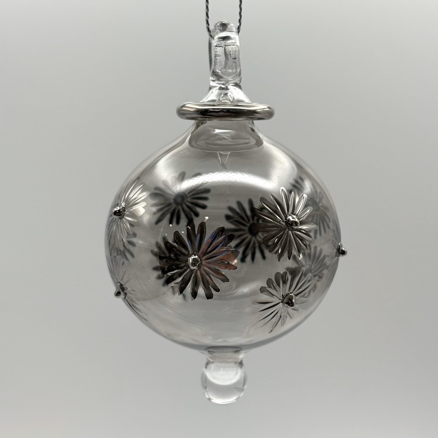 Blown Glass Small Ornament - Starry Sky