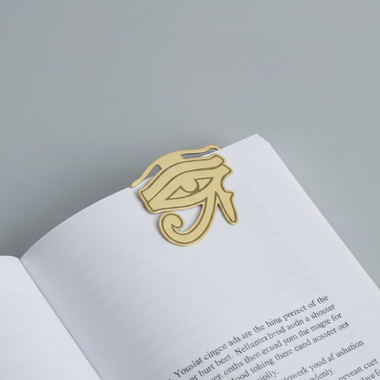 Fair Trade Handcrafted Bass Bookmark Eye of Horus