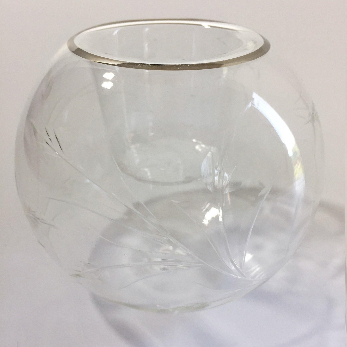 Blown Glass Candle Holder - Wheat