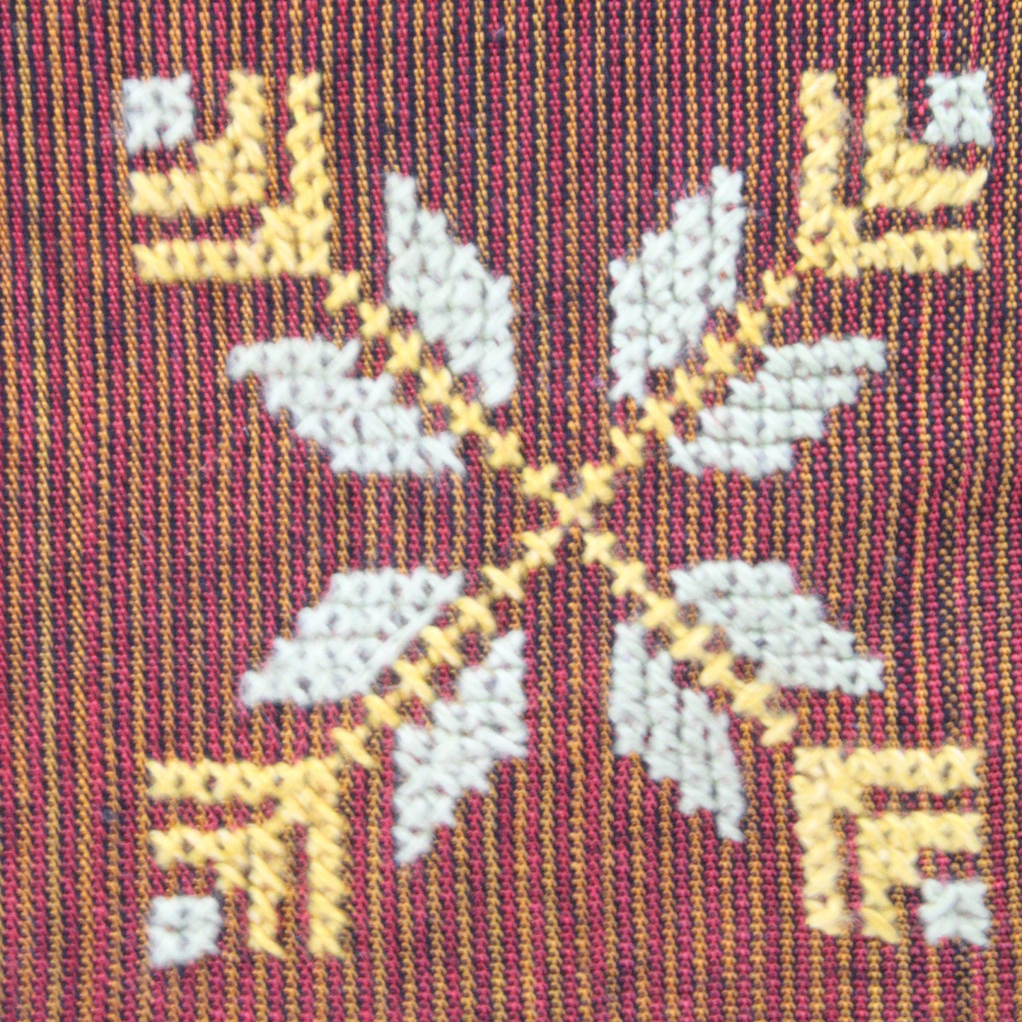 Fair Trade Edith Handcrafted Crossbody - Moiré with Arish traditional stitching, Hand-embroidery, Ethically Handmade, Sustainable Fashion, tatreez, cultural heritage