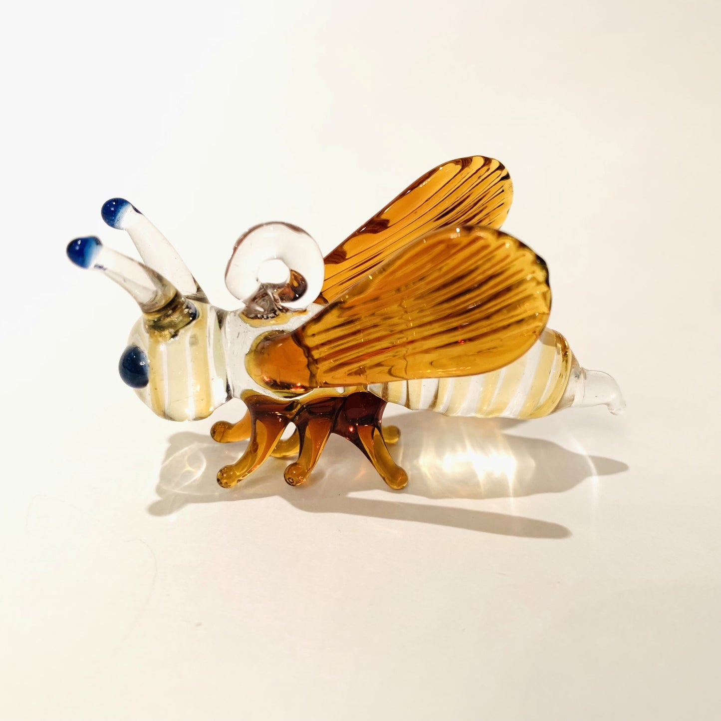 Handcrafted Glass Ornament - Bee