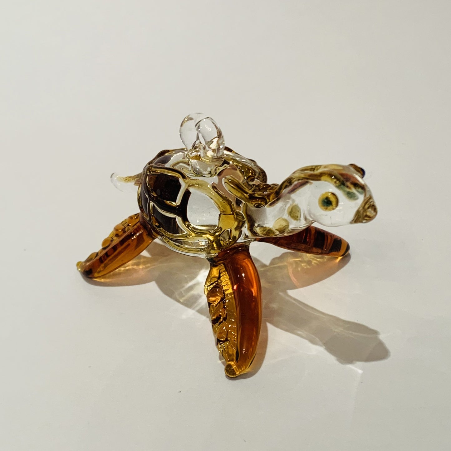 Handcrafted Glass Ornament - Turtle