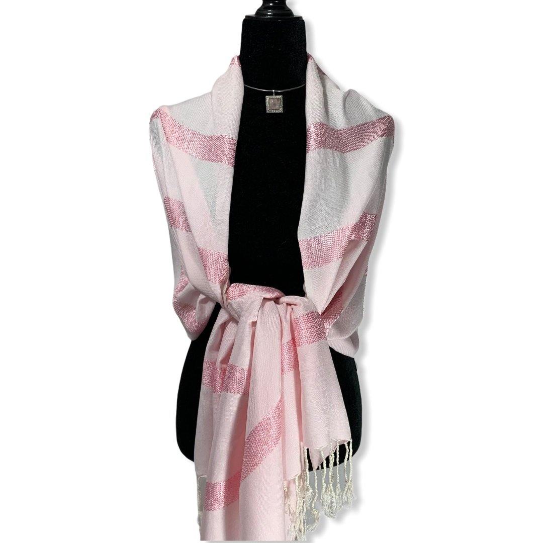 Helyat Handwoven Shawl - Delicate Pink