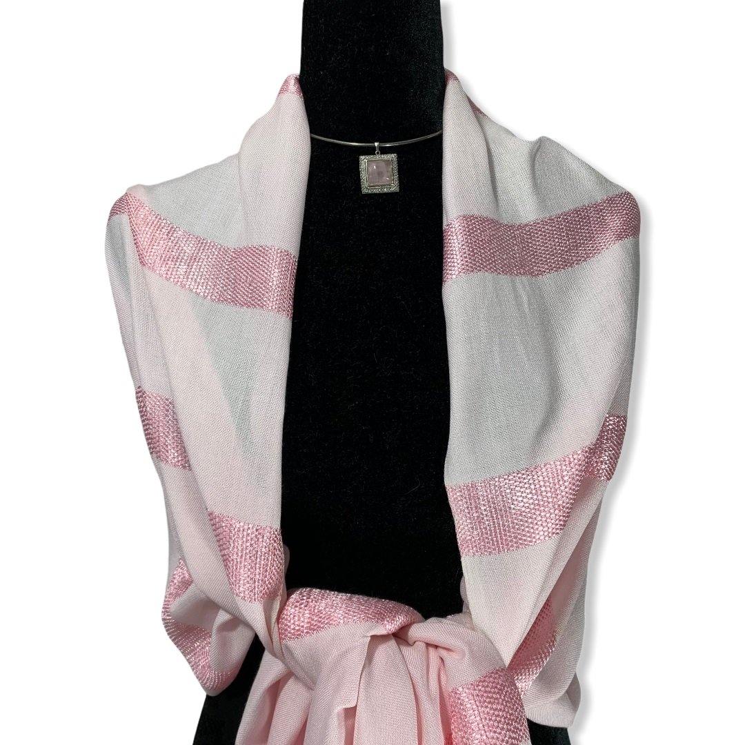 Helyat Handwoven Shawl - Delicate Pink