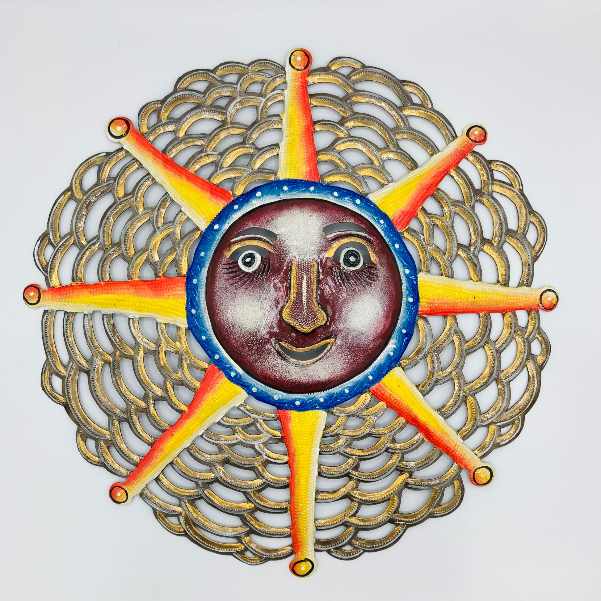 Metal Sun Wall Décor
