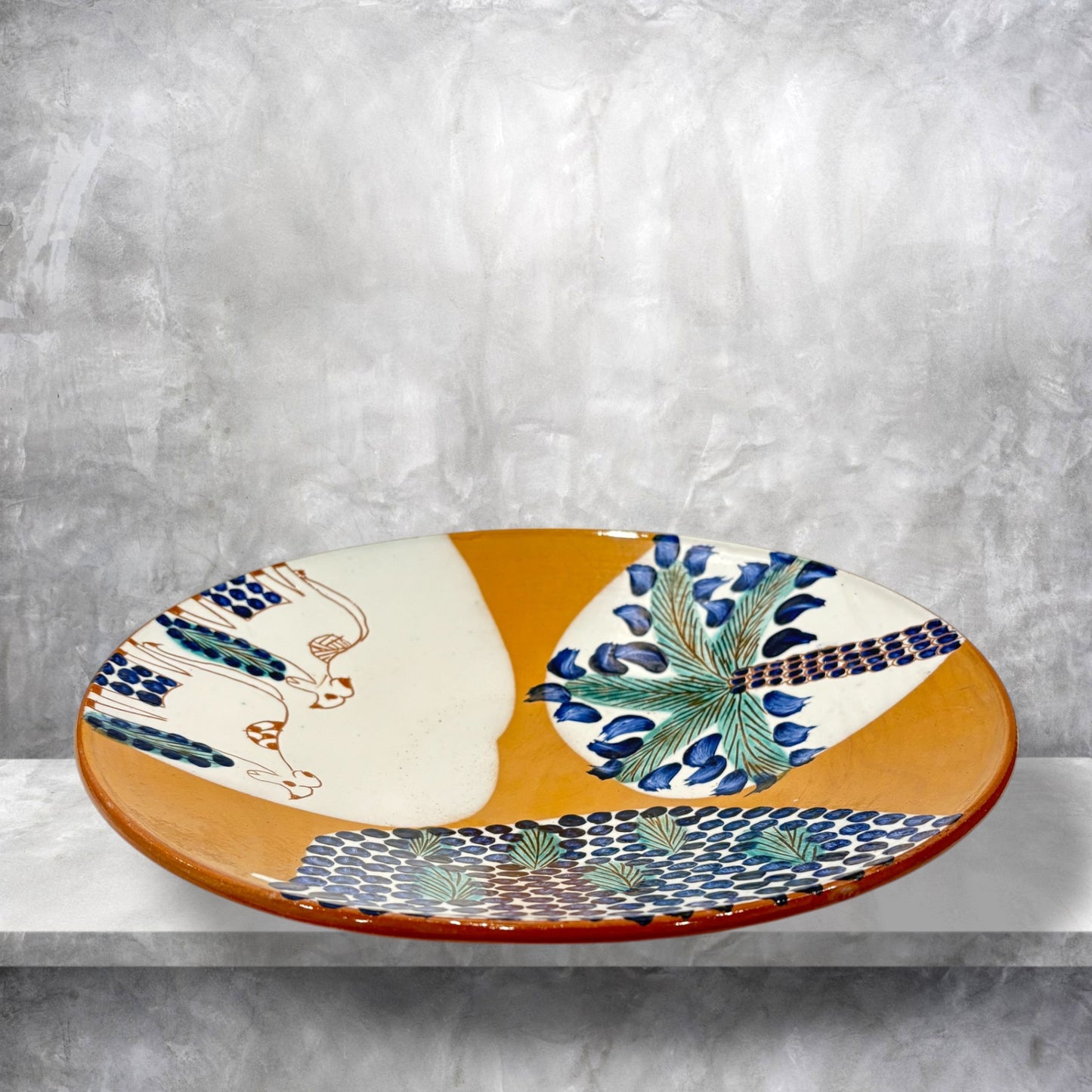 Goats in Fayoum Oasis Pottery Platter