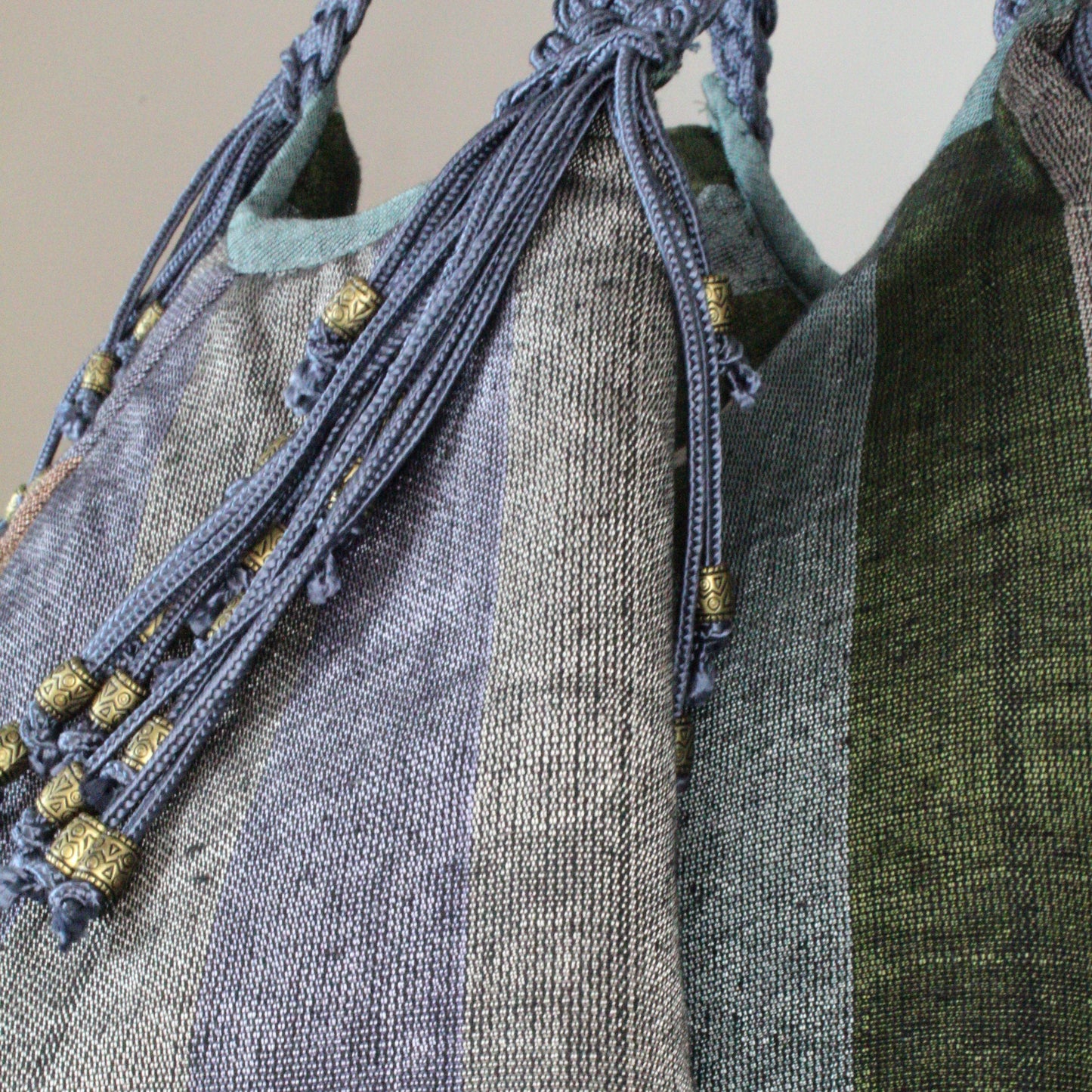 Sofia Handcrafted Moiré Shoulder Bag