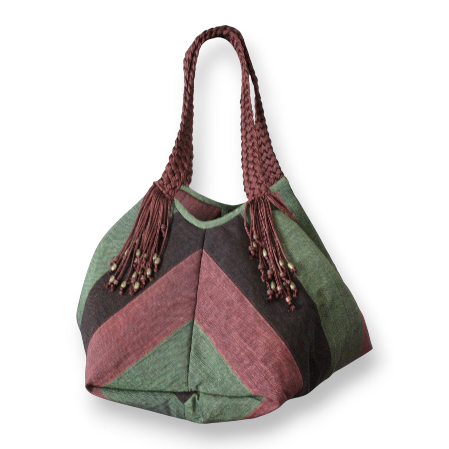 Sofia Handcrafted Moiré Shoulder Bag