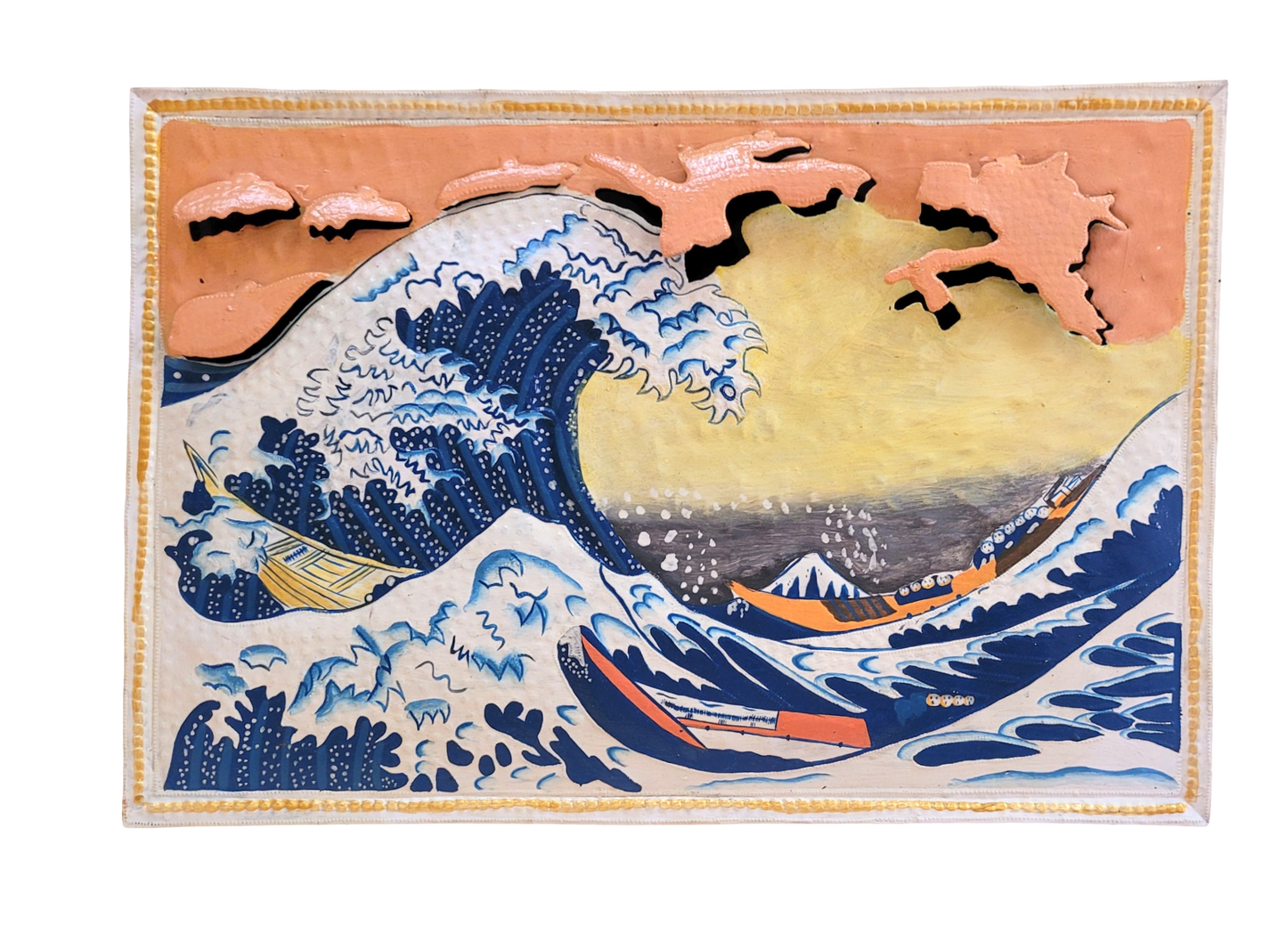 Metal Wall Decor The Great Wave Off Kanagawa