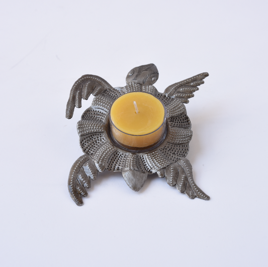 Metal Tealight Plate - Turtle