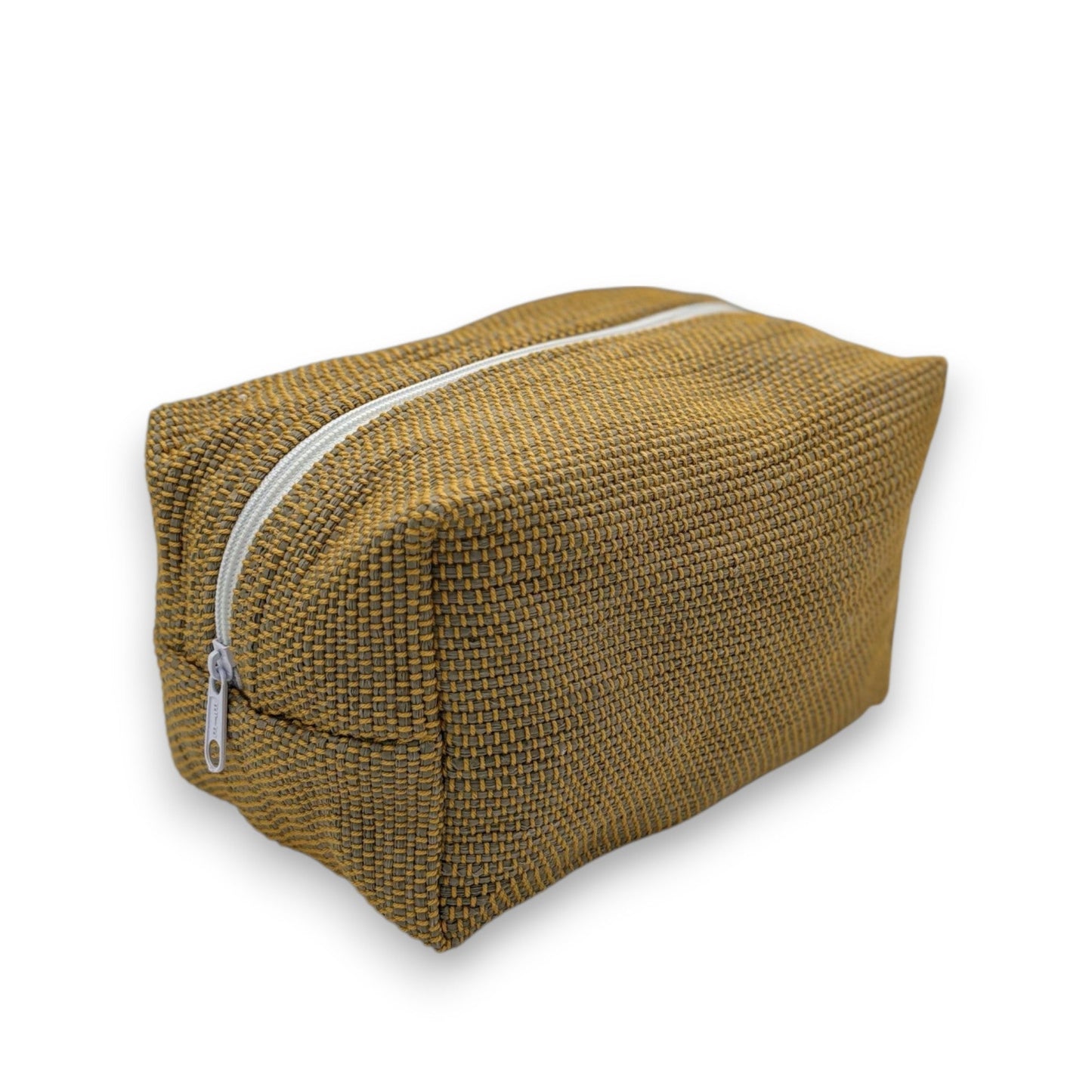 Upcycled Cosmetic Bag - Mustard