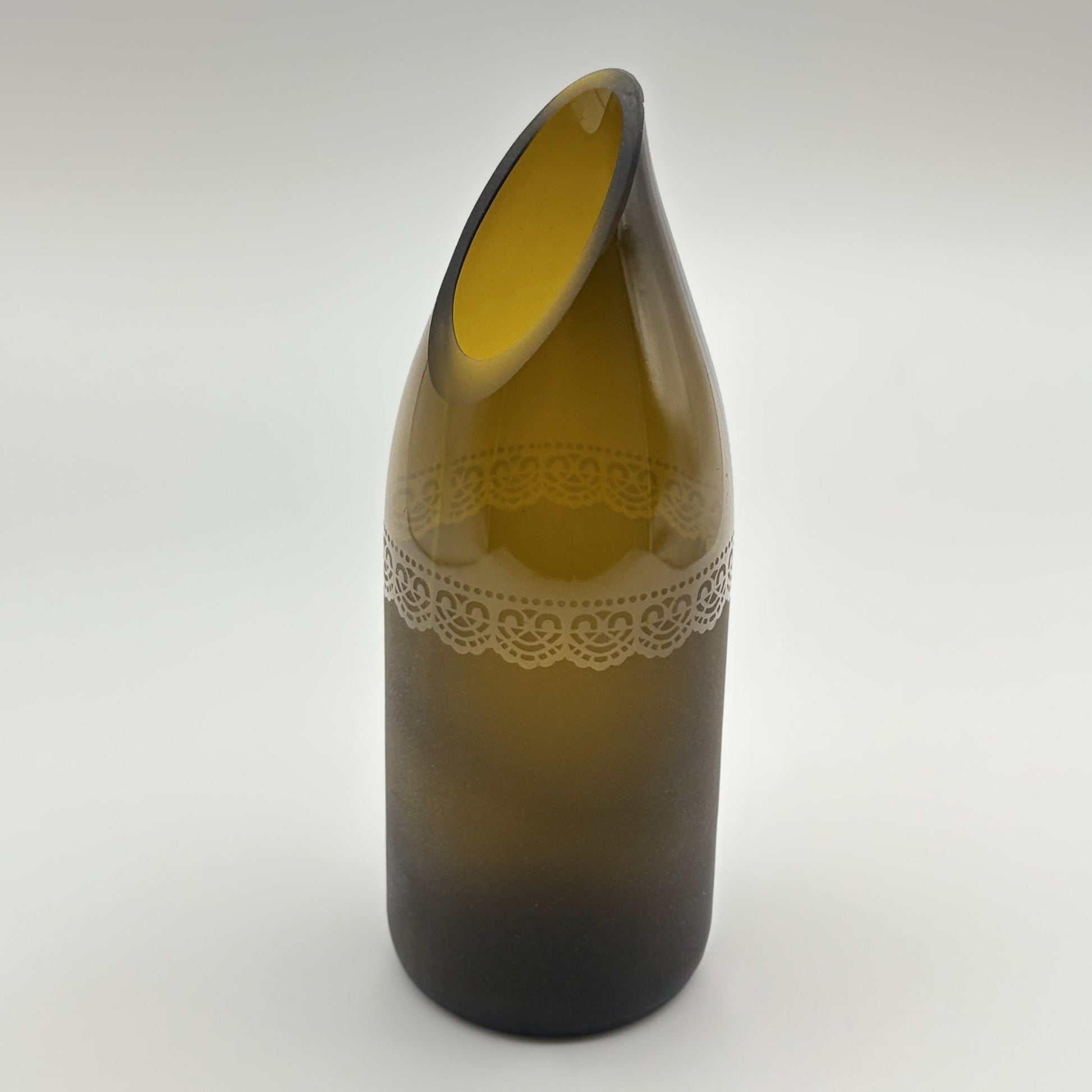 Upcycled Glass Lace Jug