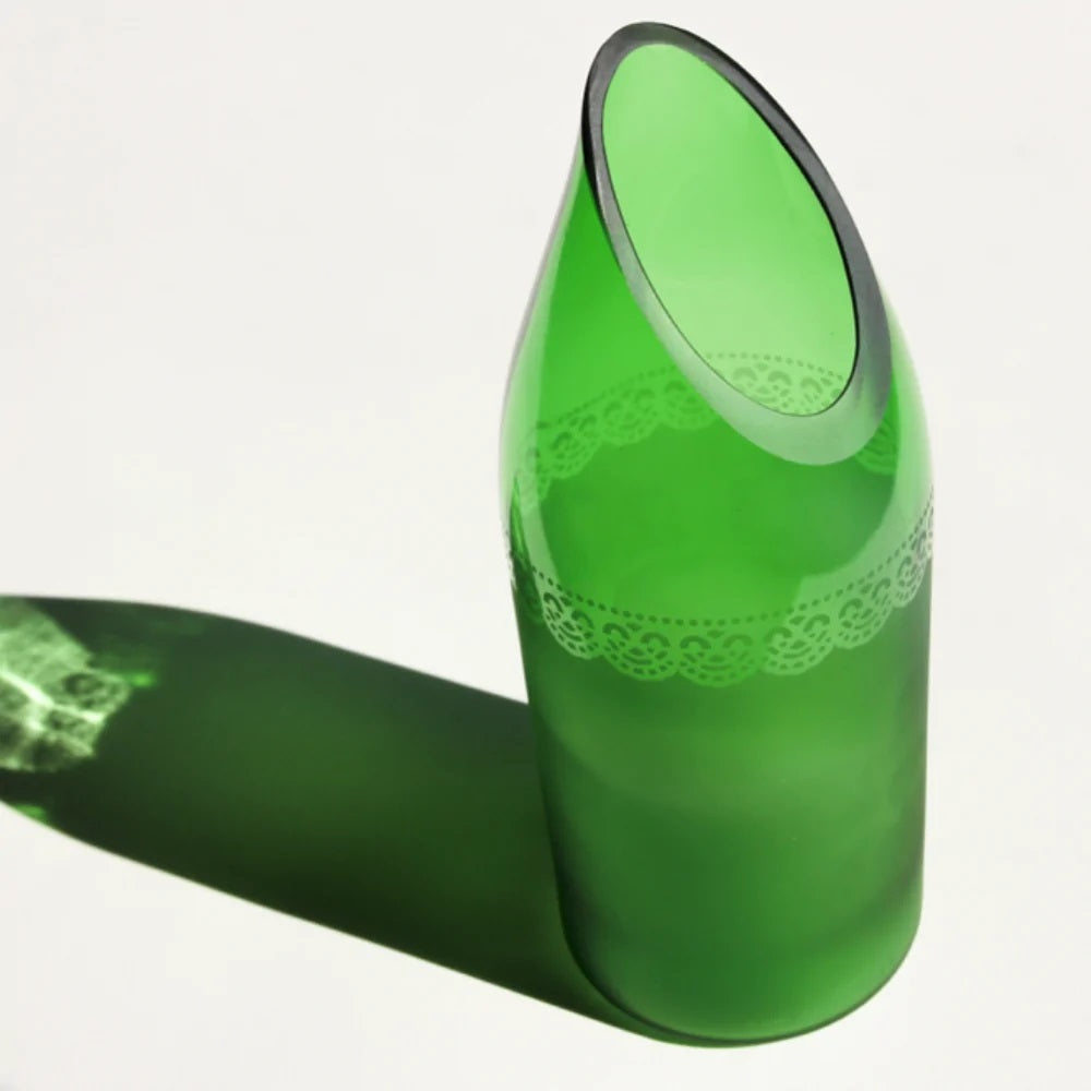 Upcycled Glass Lace Jug