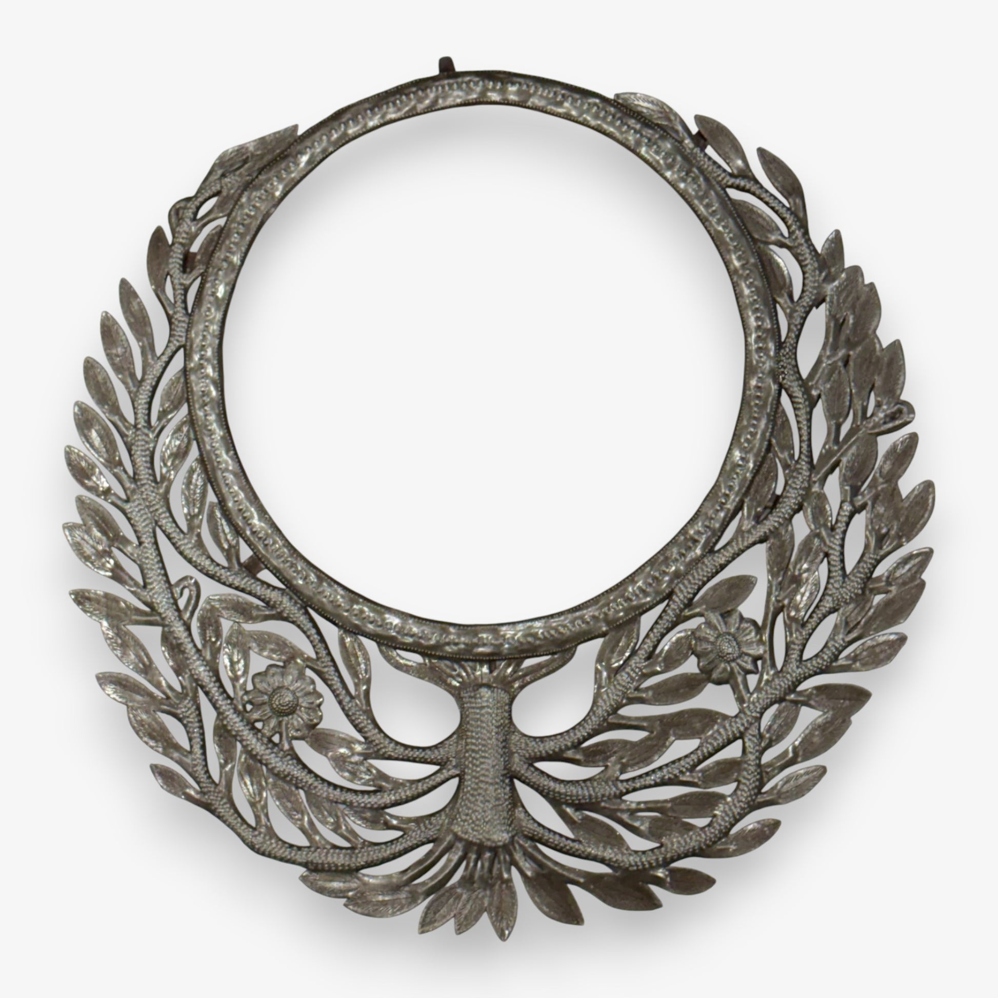 Metal Blooming Tree Mirror Frame 22"