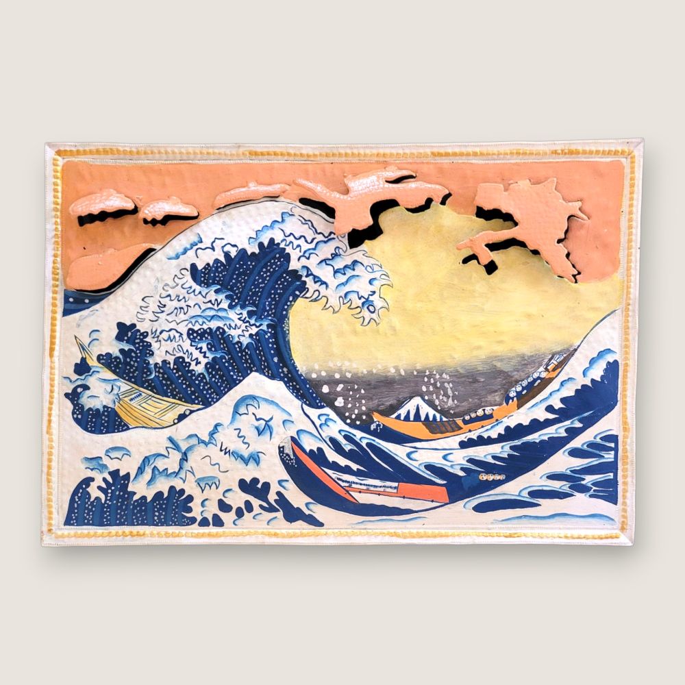 Metal Wall Decor The Great Wave Off Kanagawa