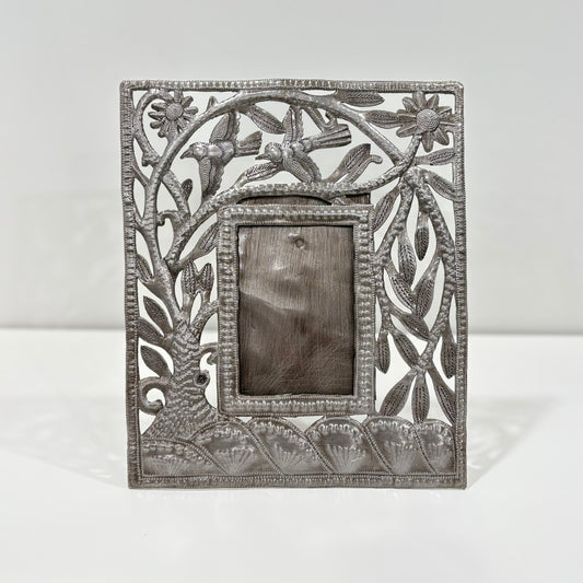 Metal Wall and Tabletop Birds Picture Frame
