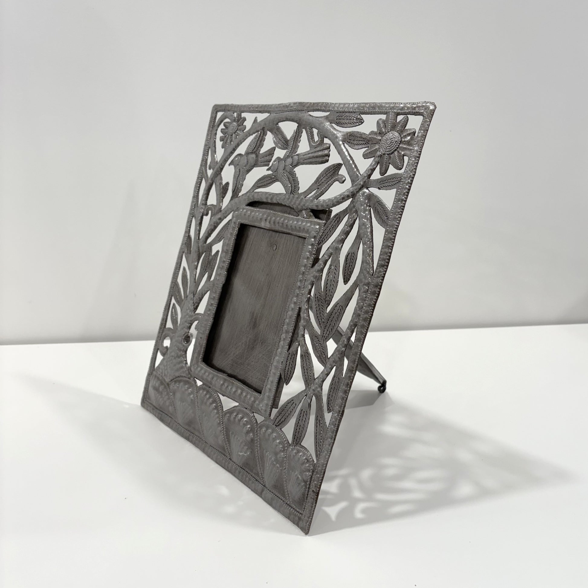 Metal Wall and Tabletop Birds Picture Frame