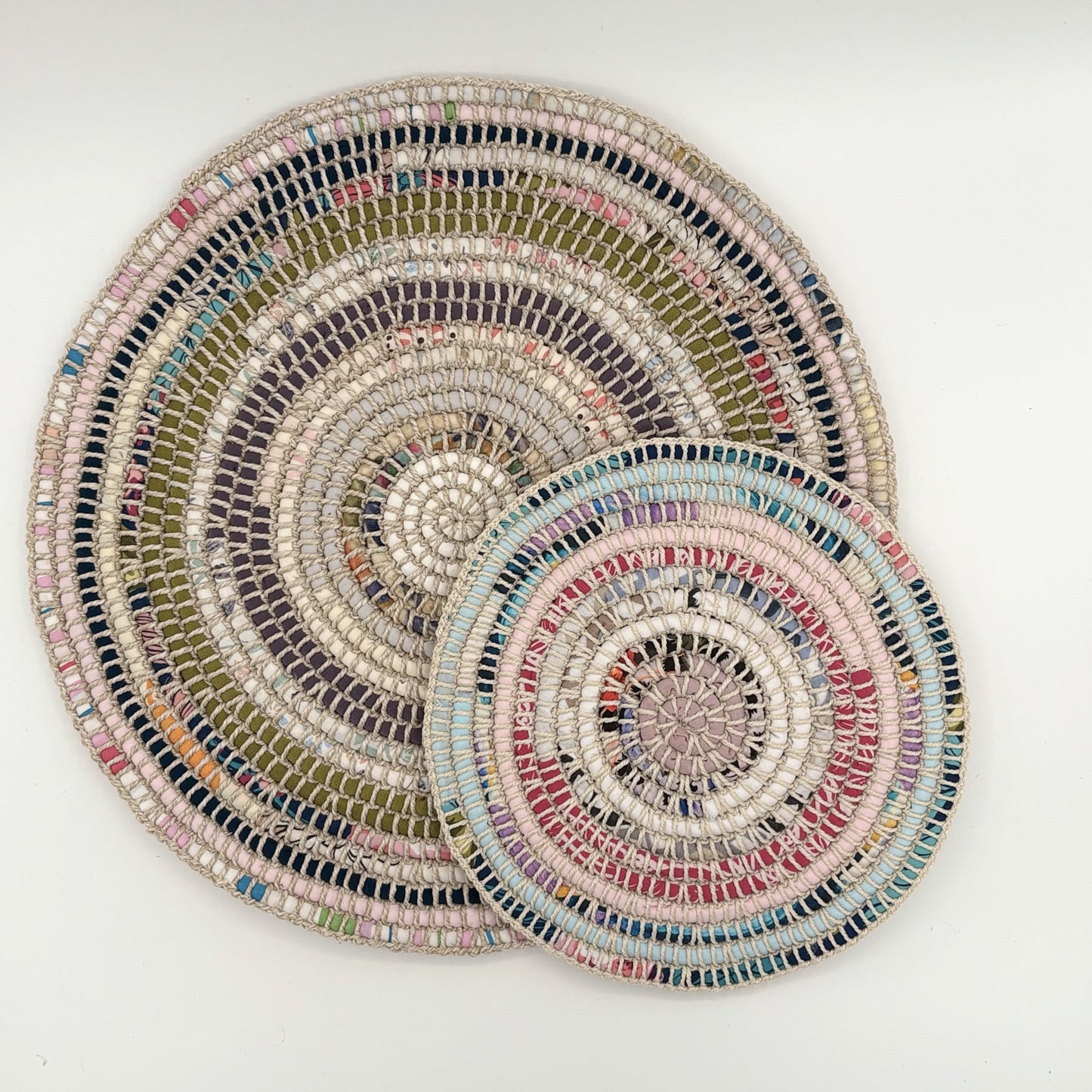 Upcycled Textile Placemat - Set of 2