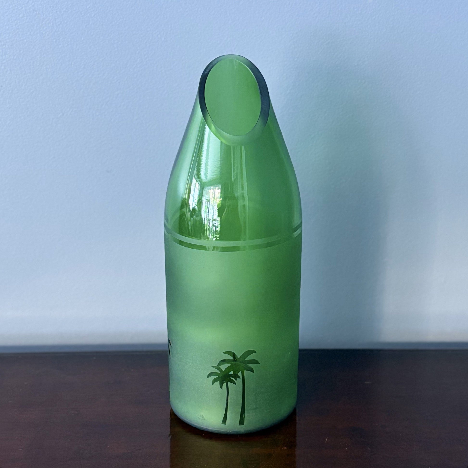 Upcycled Glass Siwa Palms Jug