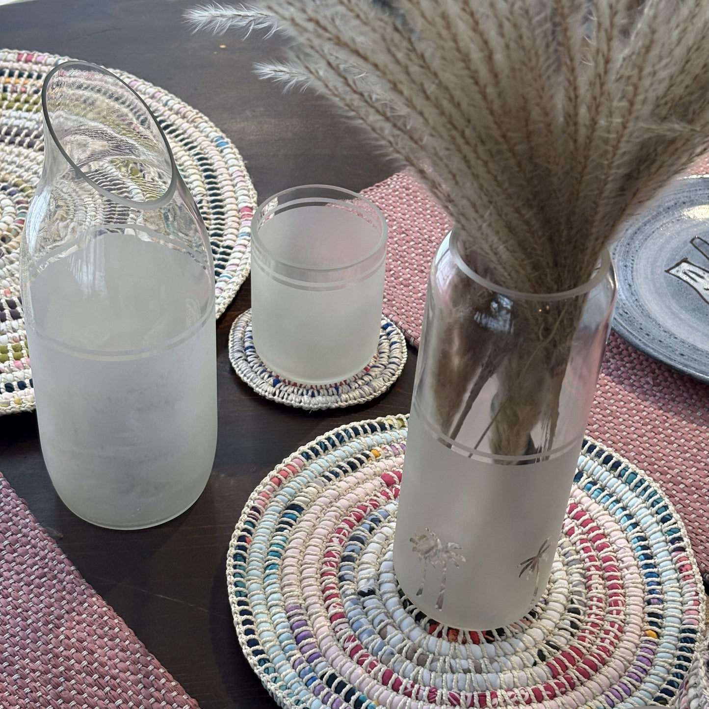 Upcycled Cairo Time Drinking Glass