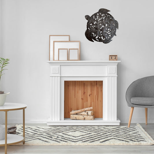 Metal Wall Décor Turtle - Color of Metal