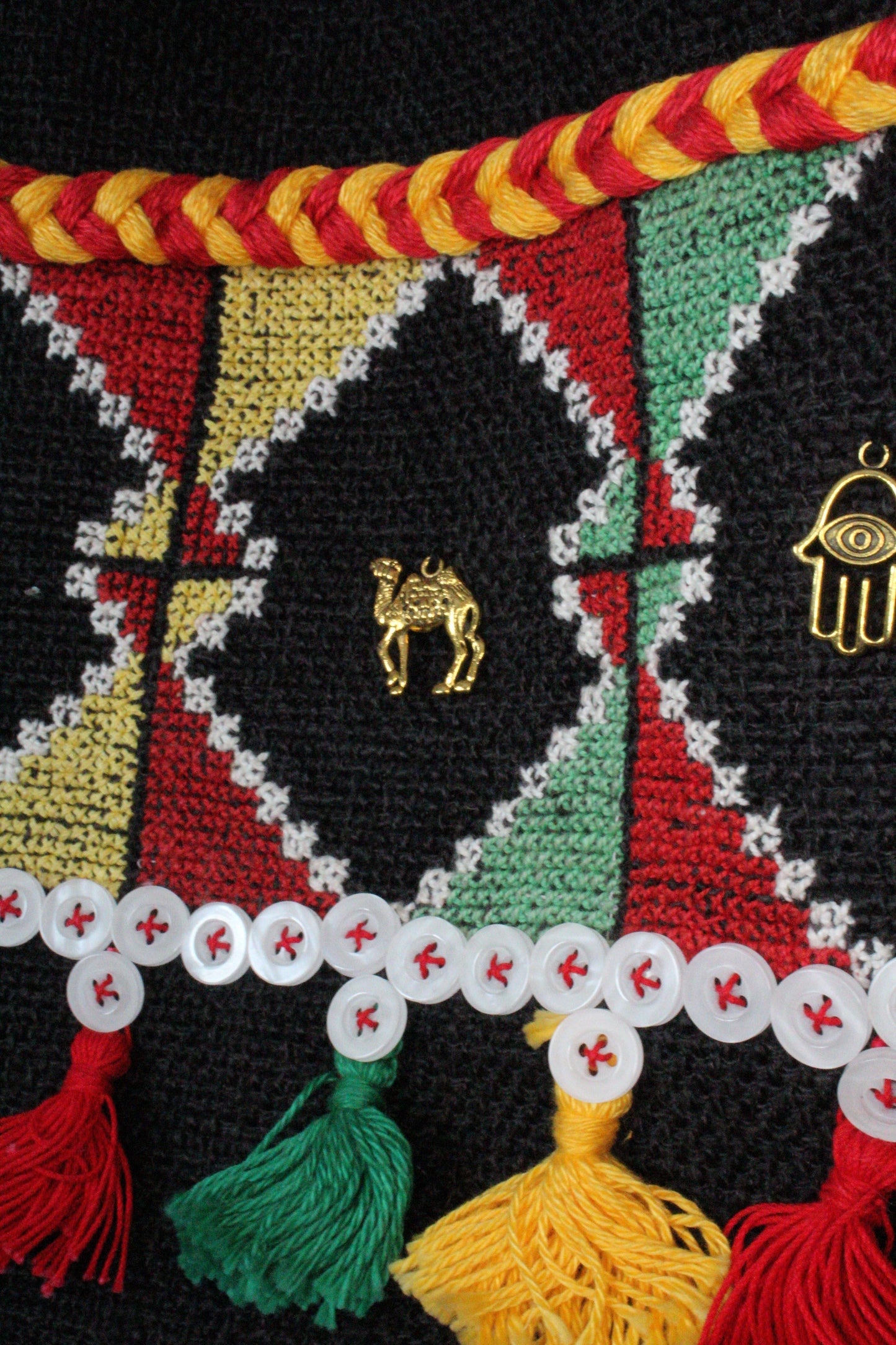 Bahga Arish Handcrafted Shoulder Bag - Black