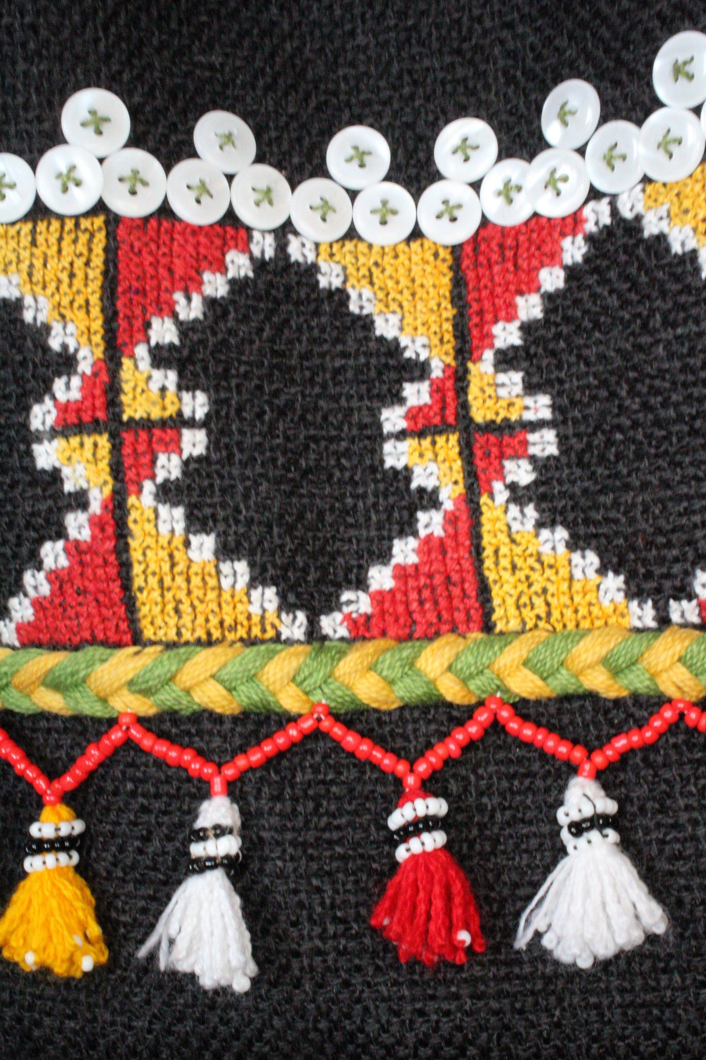 Bahga Arish Handcrafted Shoulder Bag - Black