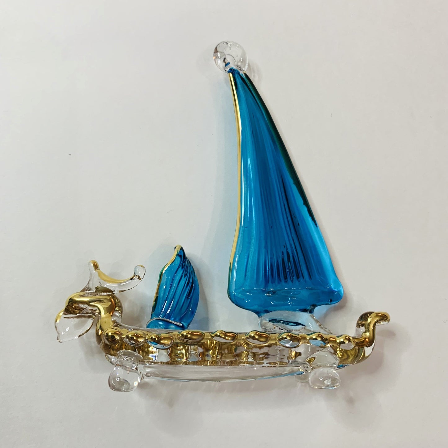Blown Glass Ornament - Sail Boat