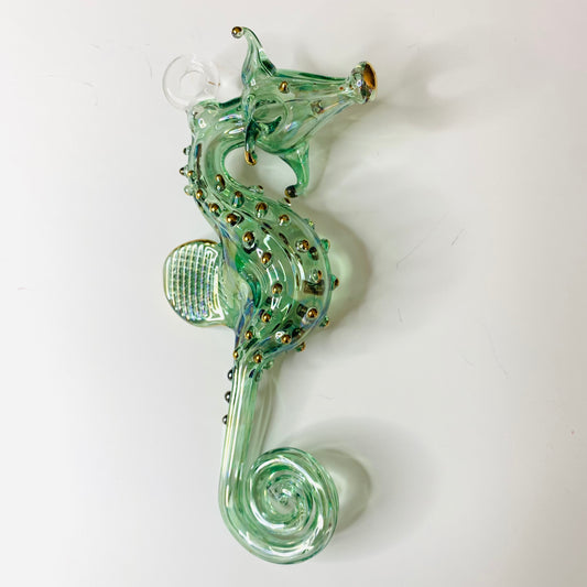 Blown Glass Ornament - Seahorse