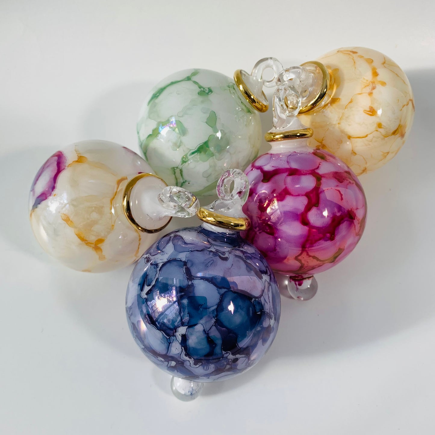 Blown Glass Small Ornament - Splash