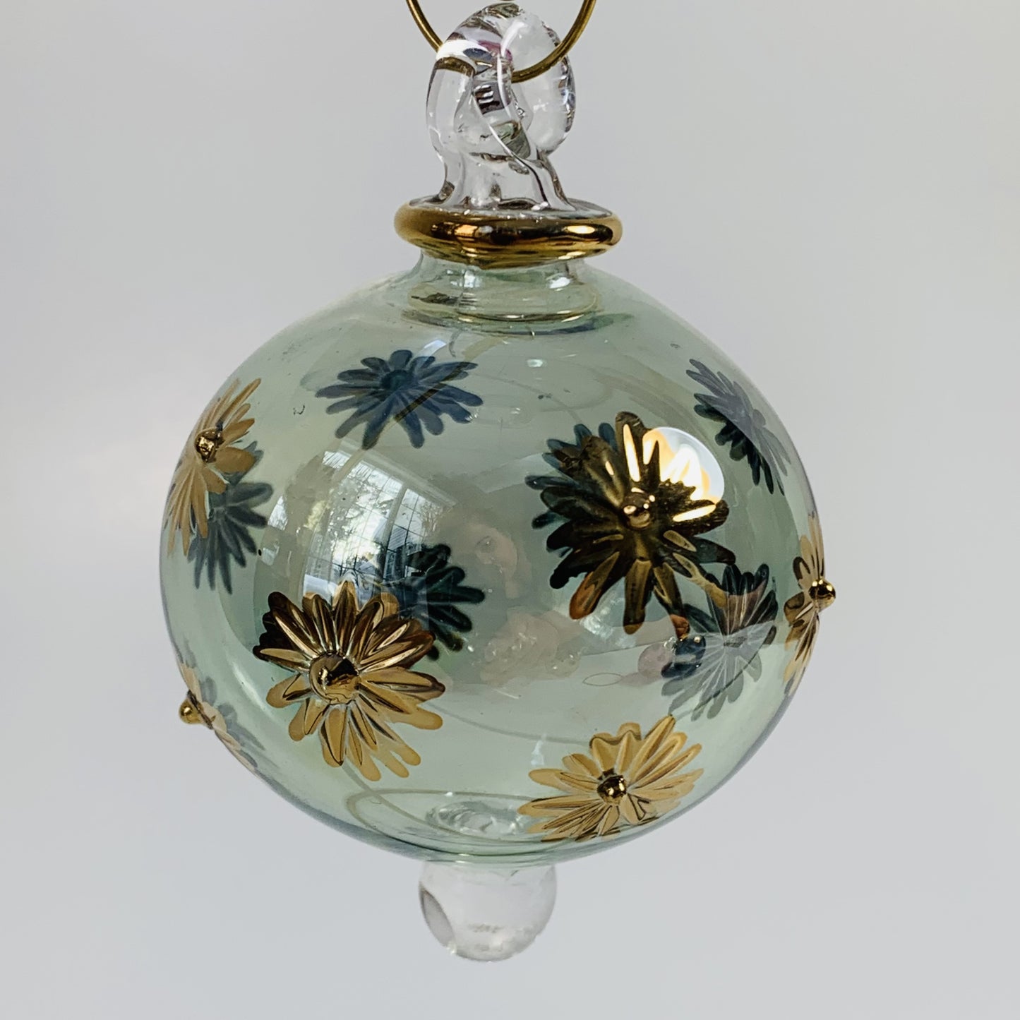 Blown Glass Small Ornament - Starry Sky
