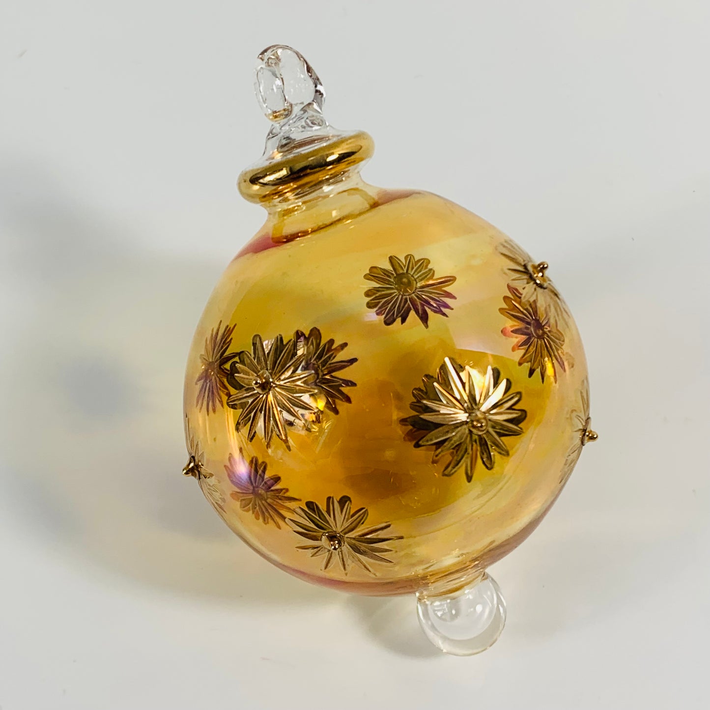 Blown Glass Small Ornament - Starry Sky
