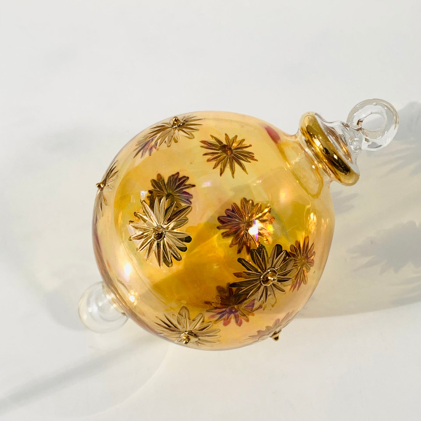 Blown Glass Small Ornament - Starry Sky