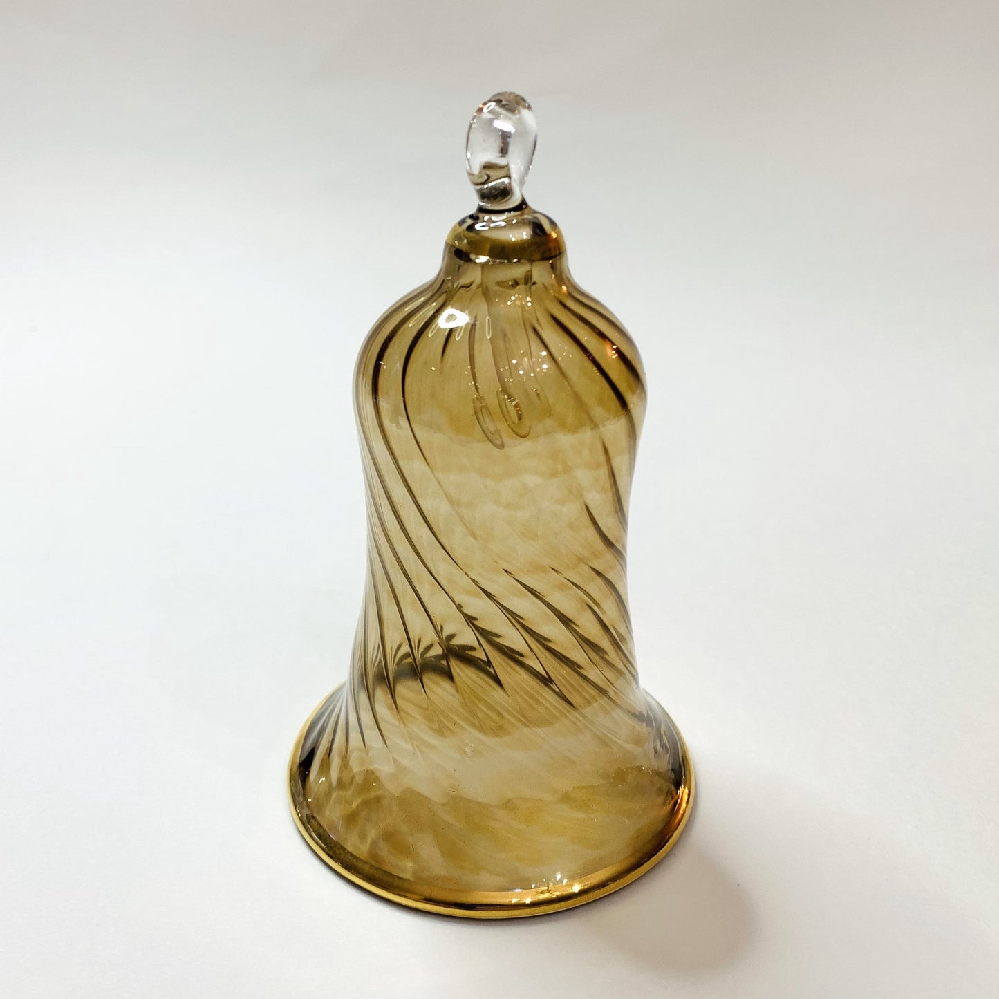 Blown Glass Ornament - Wavy Bell