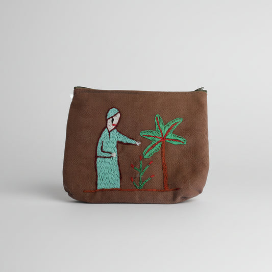 Handmade Embroidered Coin Purse