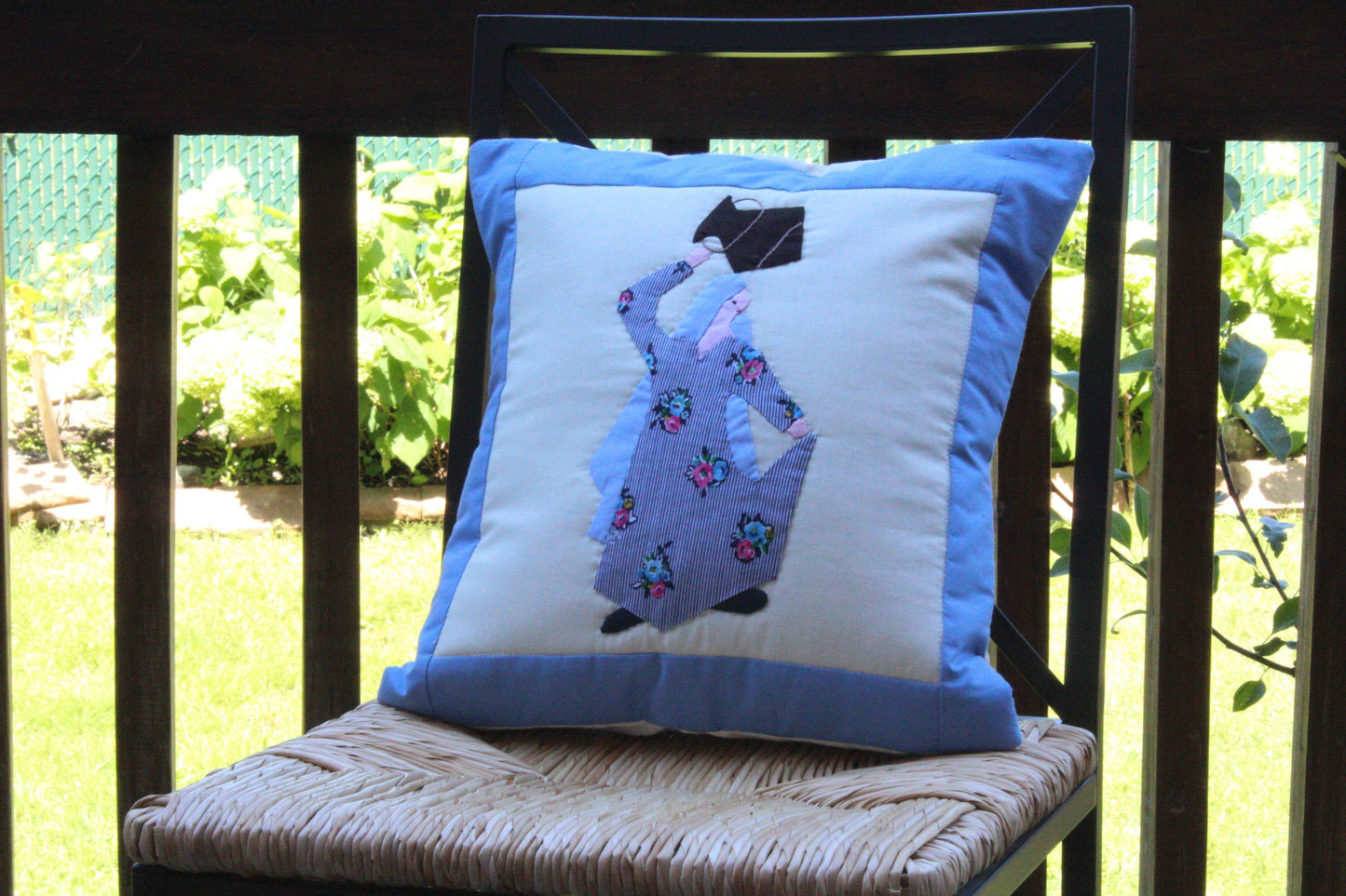 Handmade Egyptian Cotton Patchwork Cushion Cover