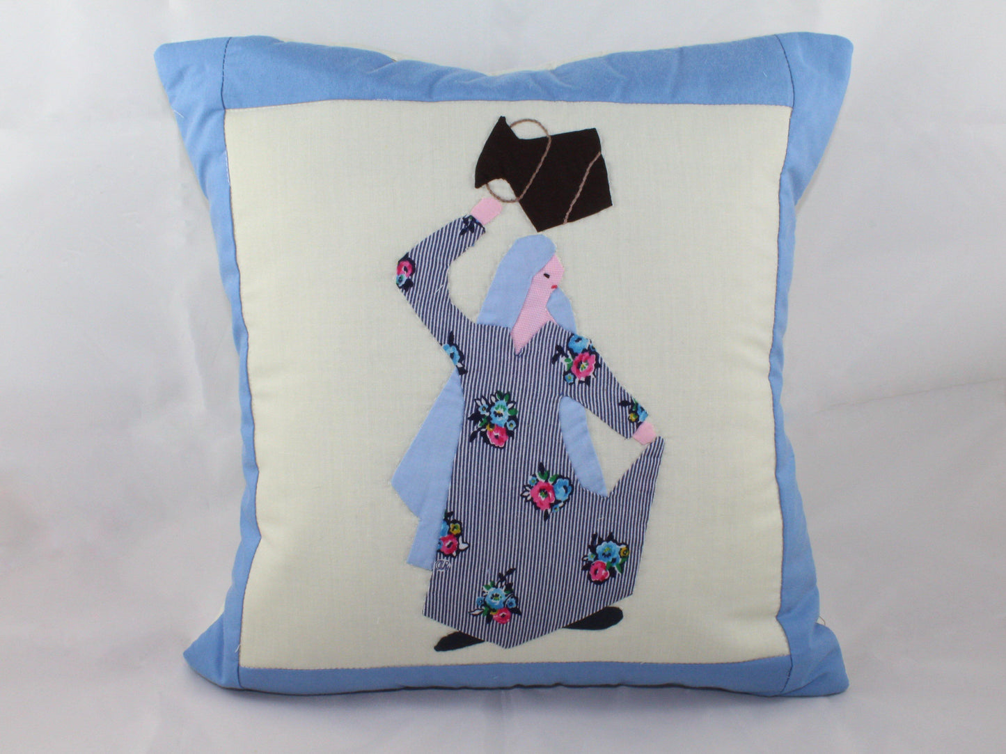 Handmade Egyptian Cotton Patchwork Cushion Cover