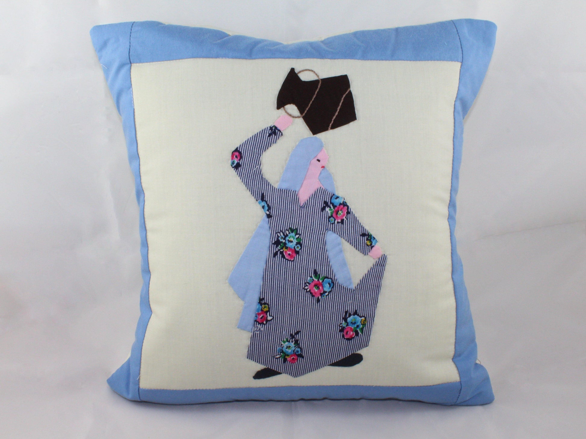 Handmade Egyptian Cotton Patchwork Cushion Cover