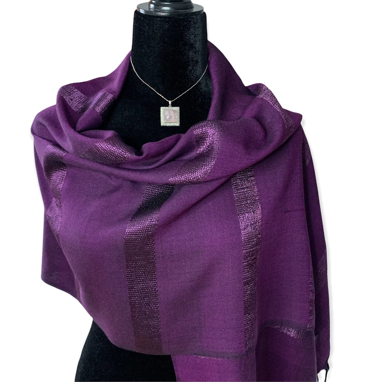 Helyat Handwoven Scarf Mauve