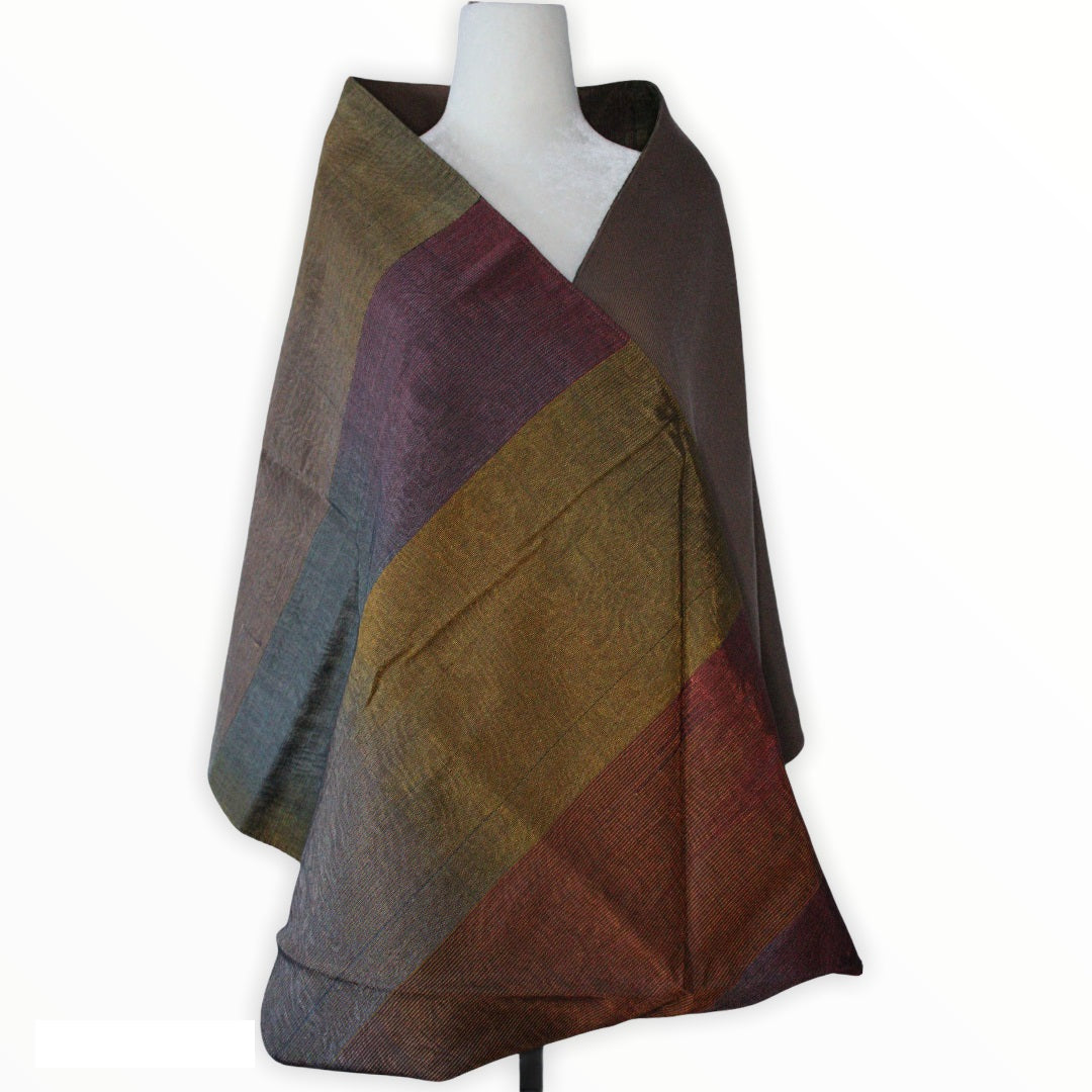 Handmade Infinity Moiré Shawl