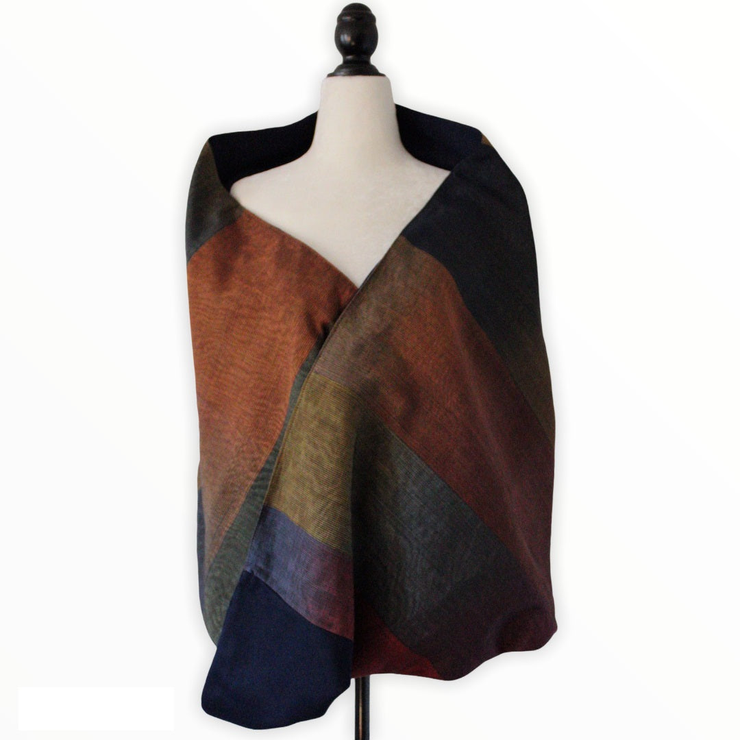 Handmade Infinity Moiré Shawl