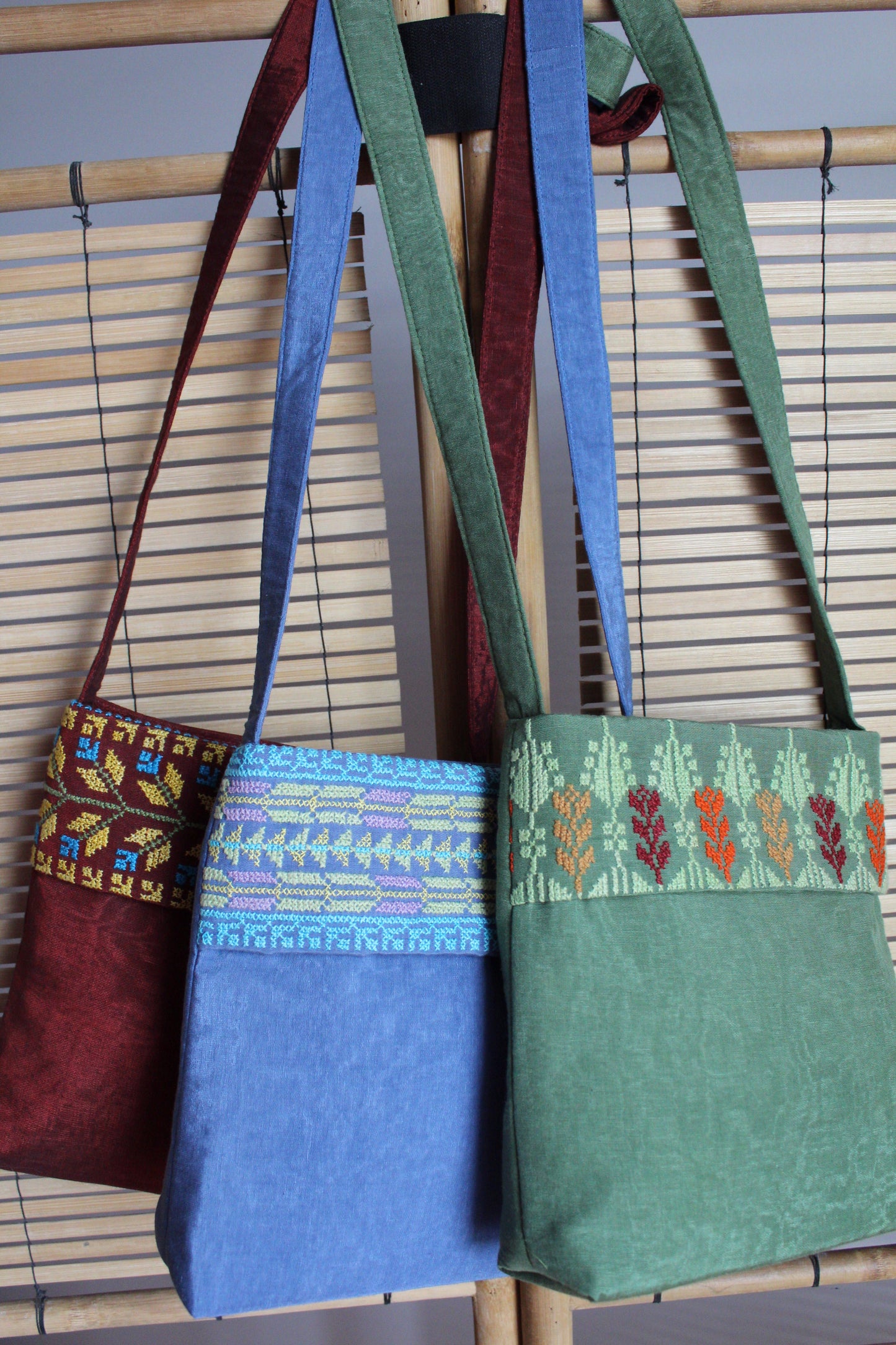 Maha Handcrafted Moiré Arish Shoulder Bag