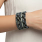 Fair Trade Roll-On Beaded Bracelets - Slate - Dandarah, Ethical Sustainable Fashion