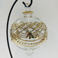 Blown Glass Ornament - Baroque Garland Gold