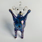 Blown Glass Ornament - Magic Bear: Blue