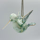Fair Trade Blown Glass Ornament - Hummingbird Green