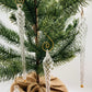 Blown Glass Icicle Ornament - Set of 2
