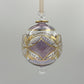 Blown Glass Ornament - Carousel Lavender