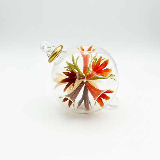 Handblown Glass Ornament Inspired by Paul Gauguin's Three Tahitian Women, Fair Trade Handcrafted